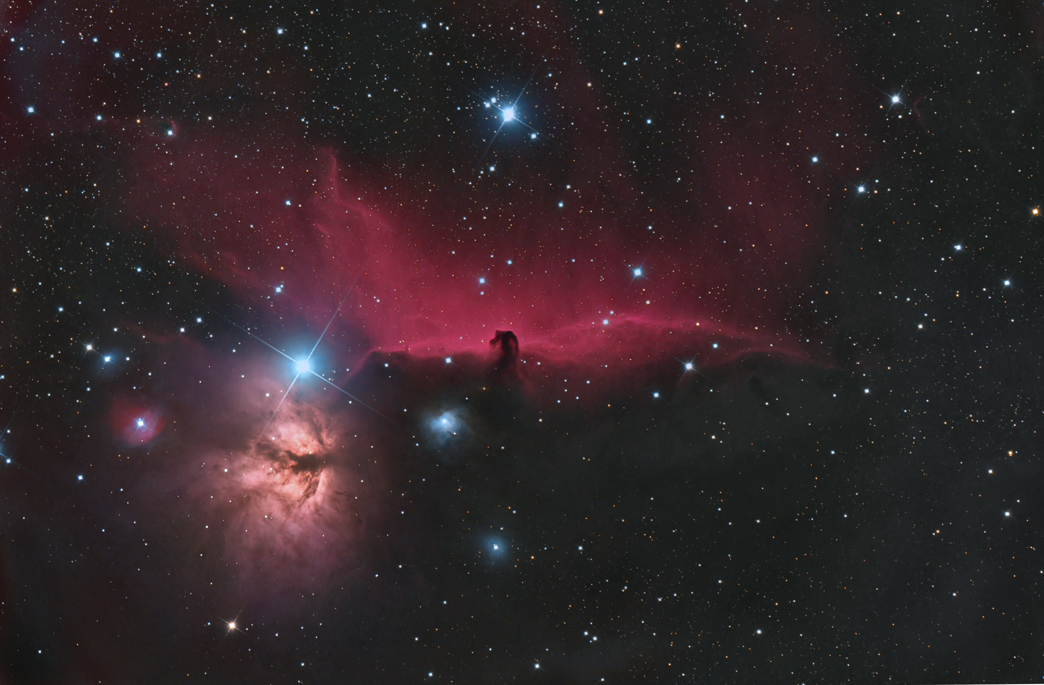 Horsehead-Region IC434 with Takahashi-Epsilon180ED