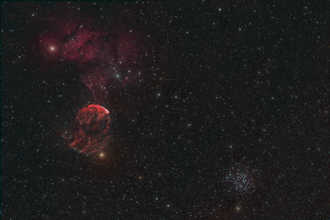 Widefield of IC443/IC444 and M35