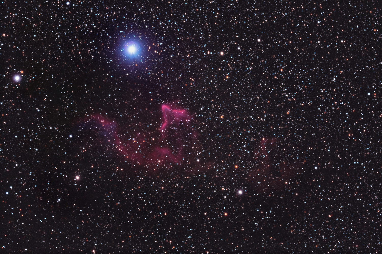 IC59 IC63 in Cassiopeia