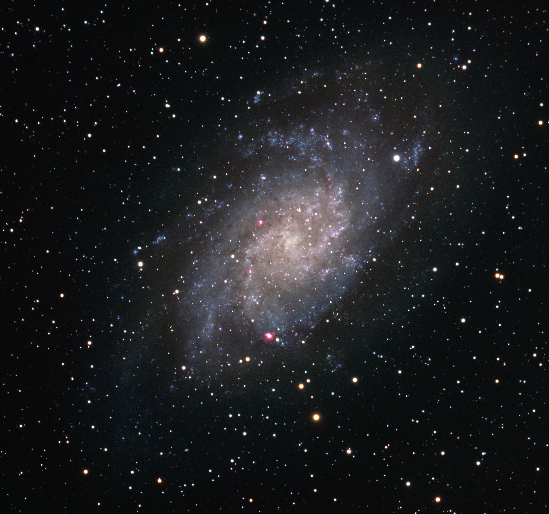 M33 in Constellation Triangulum