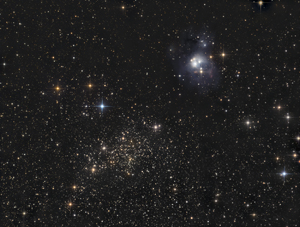 NGC7129 in Constellation Cepheus